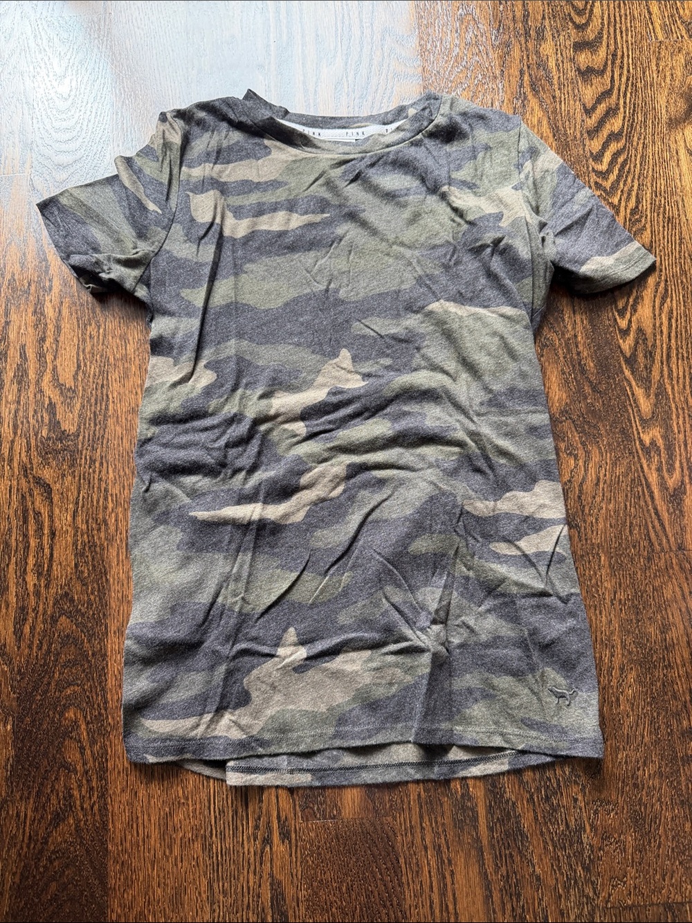 Victoria’s Secret pink Camo Short Sleeve M